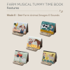 Dubbelzijdig boekje met muziek - Easier beginnings farm musical tummy-time book (Geboortelijst Billie B.)